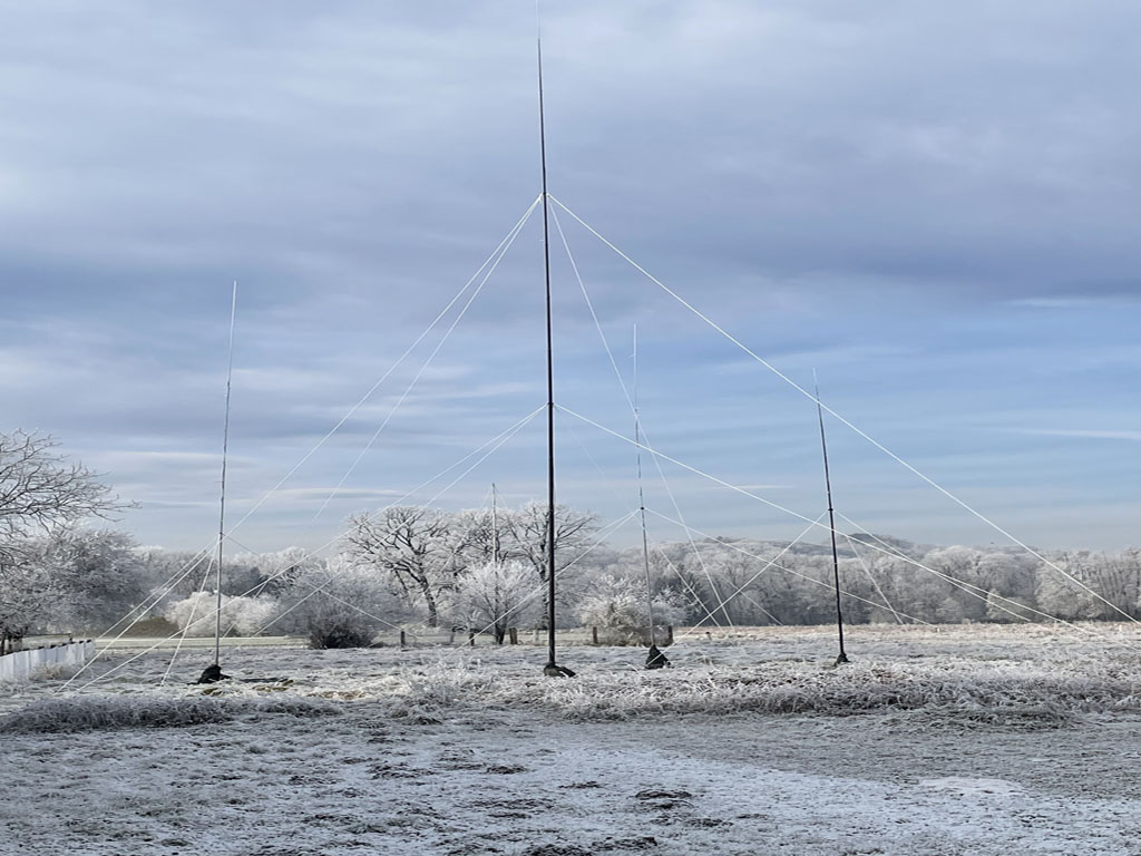 Antennen im Winter